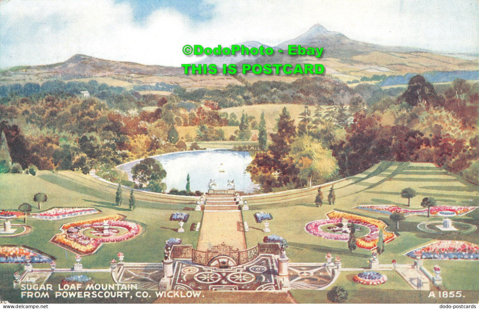 R358384 Co. Wicklow. Sugar Loaf Mountain From Powerscourt. Valentine - World