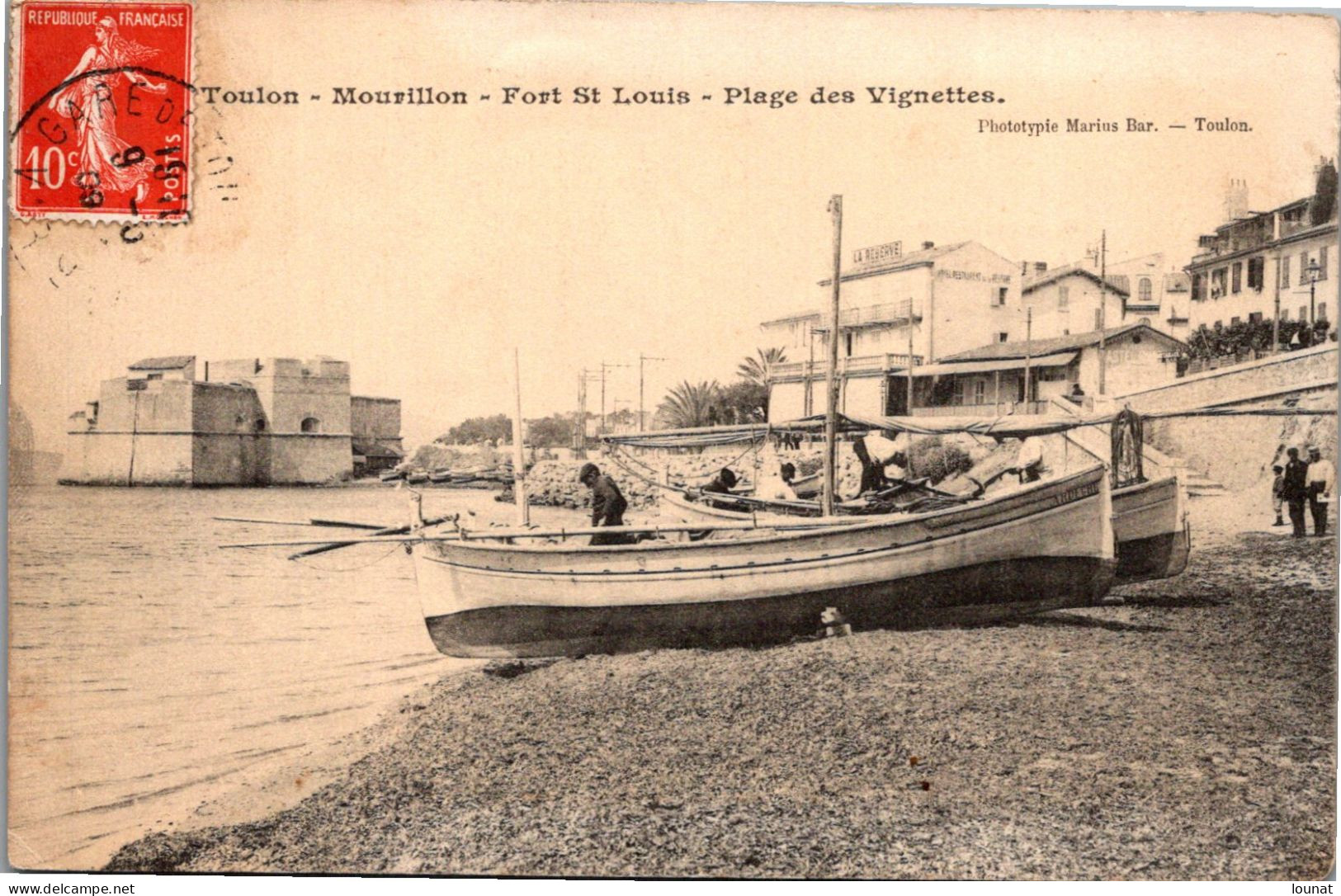 83 TOULON MOURILLON - Fort Saint Louis - Plage Des Vignettes - Toulon
