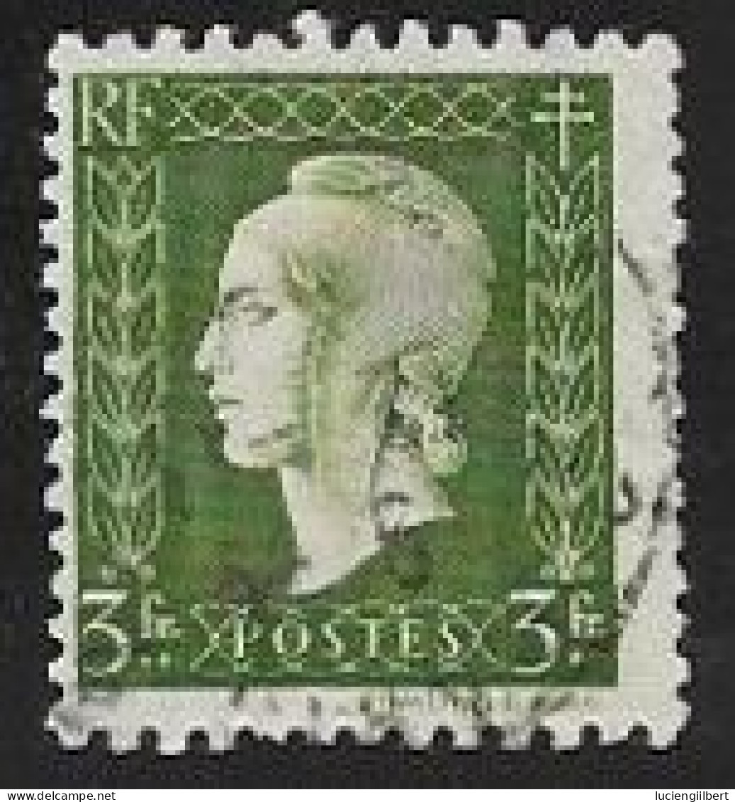 TIMBRE N° 694  -    MARIANNE DE DULAC  -  OBLITERE  -  1945 - Used Stamps