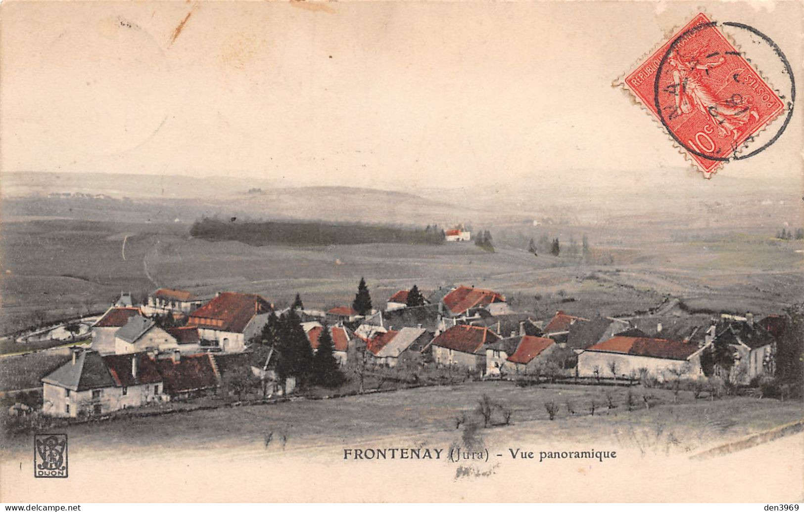 FRONTENAY (Jura) - Vue Panoramique - Tirage Couleurs Bauer-Marchet Dijon - Voyagé 1907 (2 Scans) - Autres & Non Classés