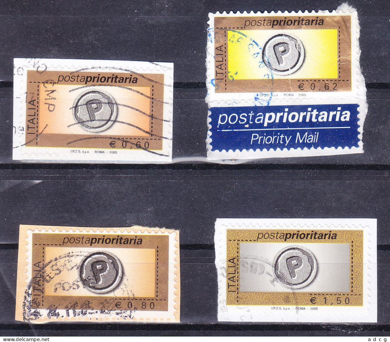 2005 POSTA PRIORITARIA  Completa  USATO - 2001-10: Oblitérés