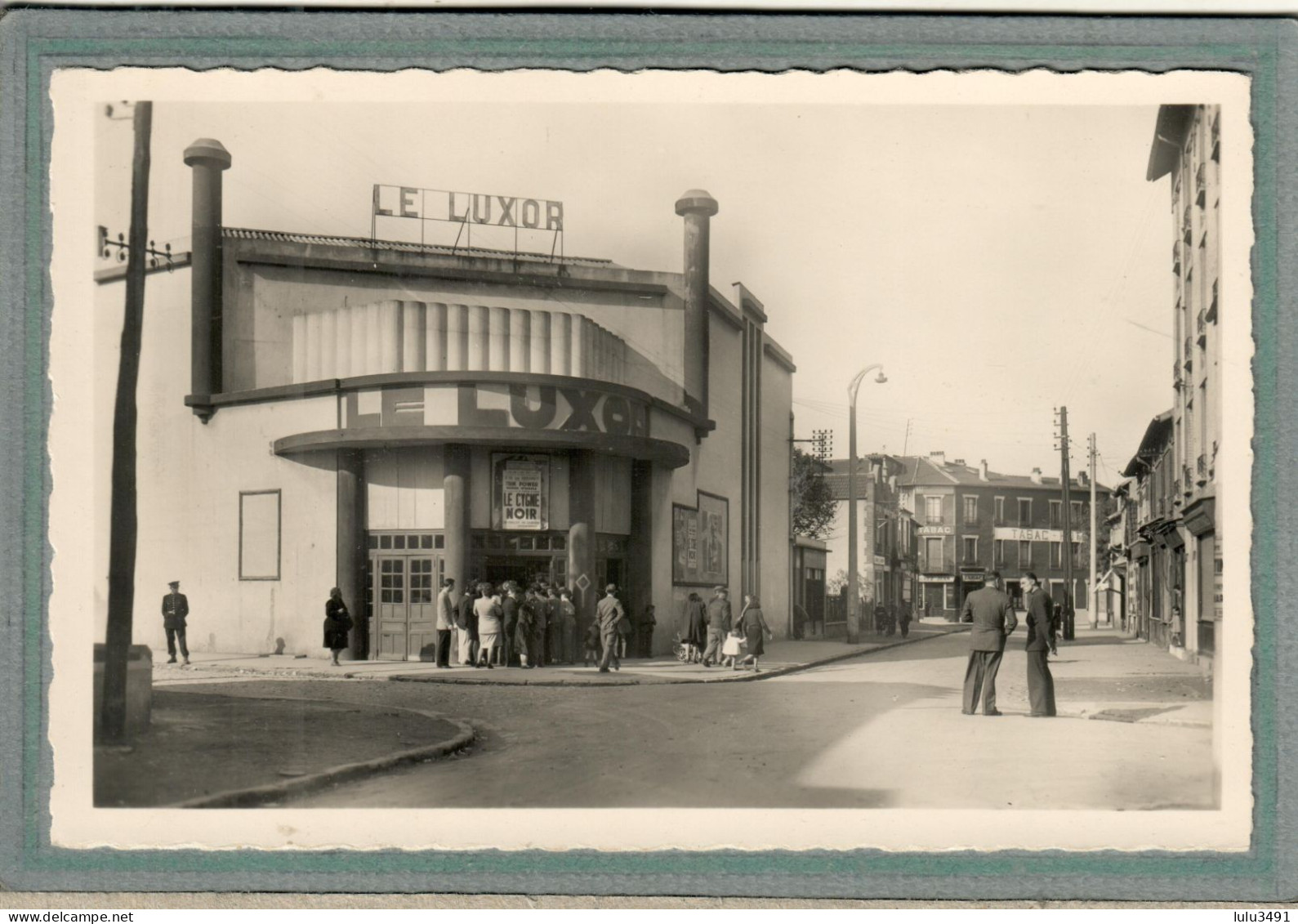 CPSM Dentelée (93) DRANCY - Thème:  CINEMA LUXOR En 1950 - Avenue Pasteur - Drancy