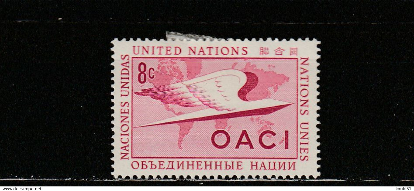 Nations Unies (New-York) YT 32 * : OACI - 1955 - Unused Stamps