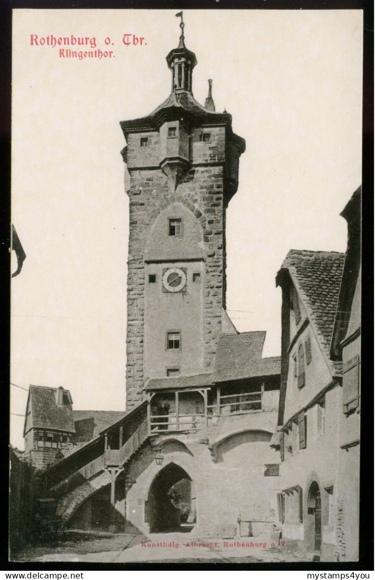 Ak Germany, Rothenburg O.d. Tauber | Klingenthor #ans-1961 - Rothenburg O. D. Tauber