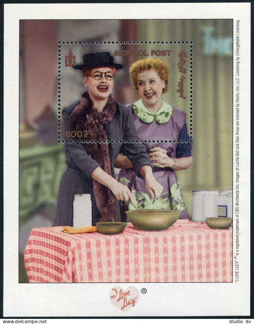 Mongolia 2453-2454, MNH. I Love Lucy, 2000. - Mongolie