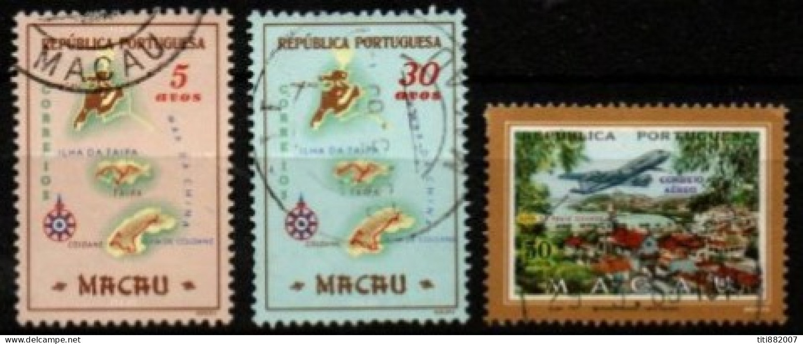 MACAO     -    Petit  LOT  De 3 Oblitérés. - Used Stamps