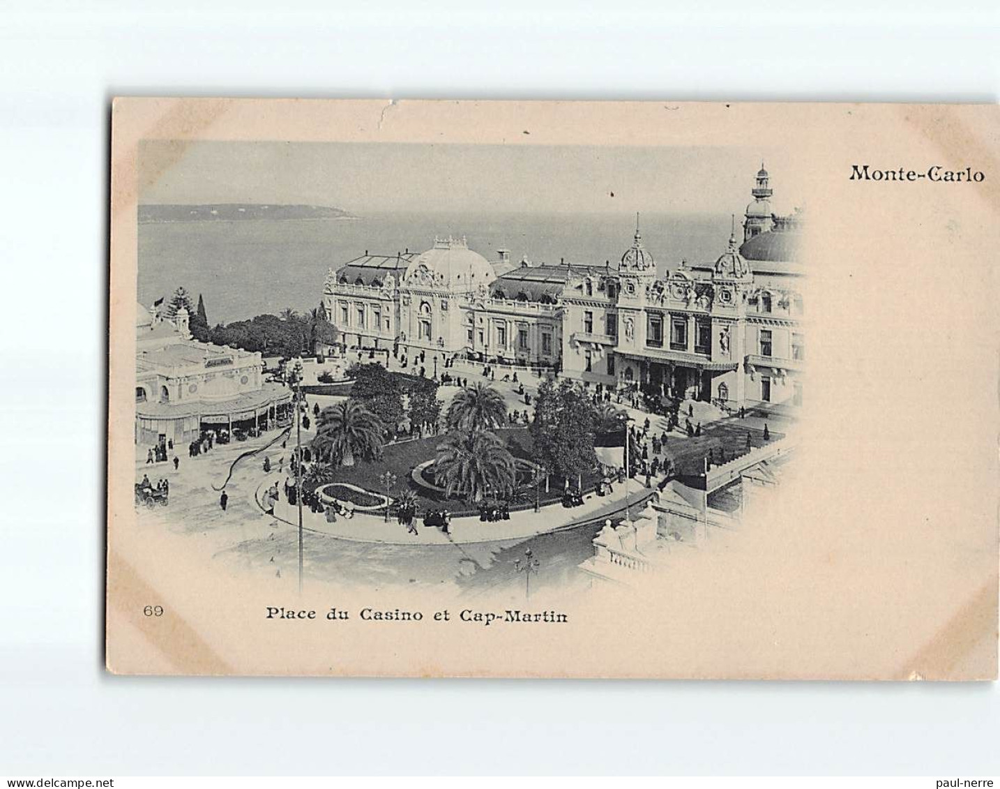 MONTE CARLO : Place Du Casino Et Cap-Martin - état - Monte-Carlo