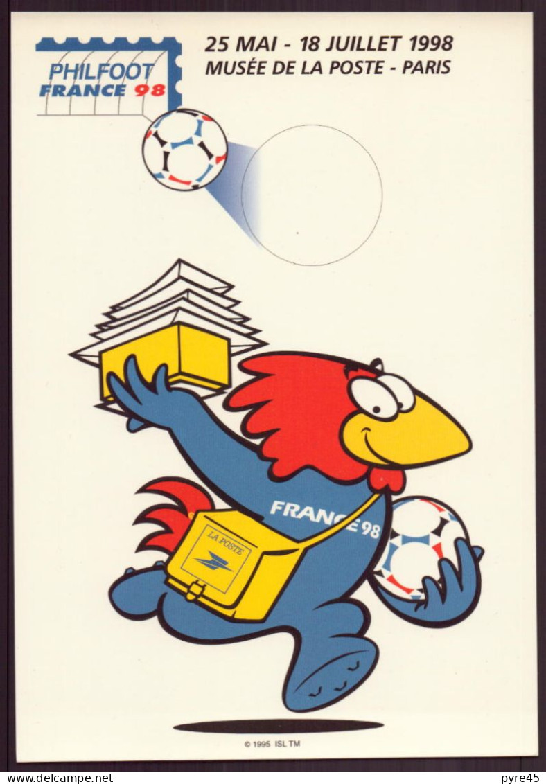 CPM " Philfoot France 98  " Carte Affranchie Pour L'envoi - Fussball