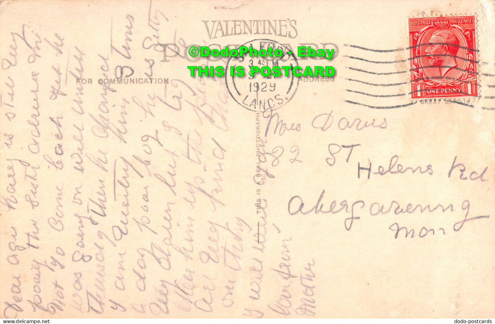 R358515 Manchester. Midland Hotel. Valentine. RP. 1929 - World