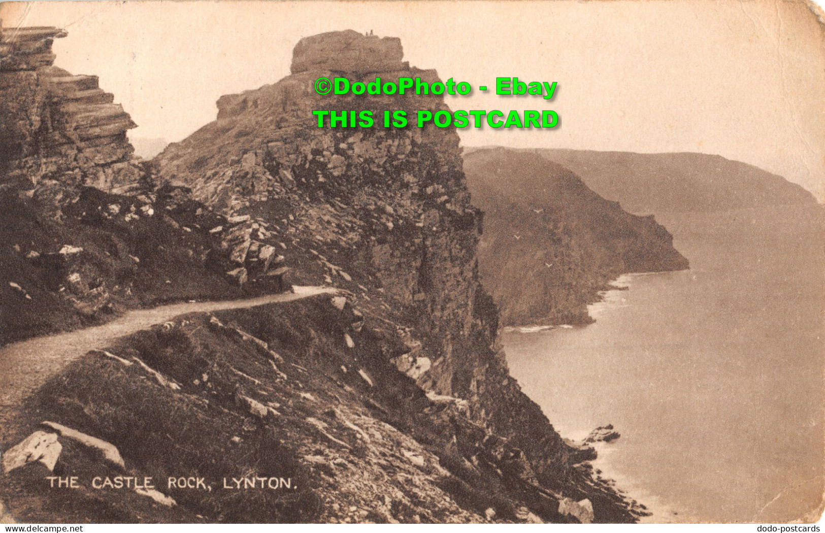 R358520 Lynton. The Castle Rock. The Milton. 1922 - World
