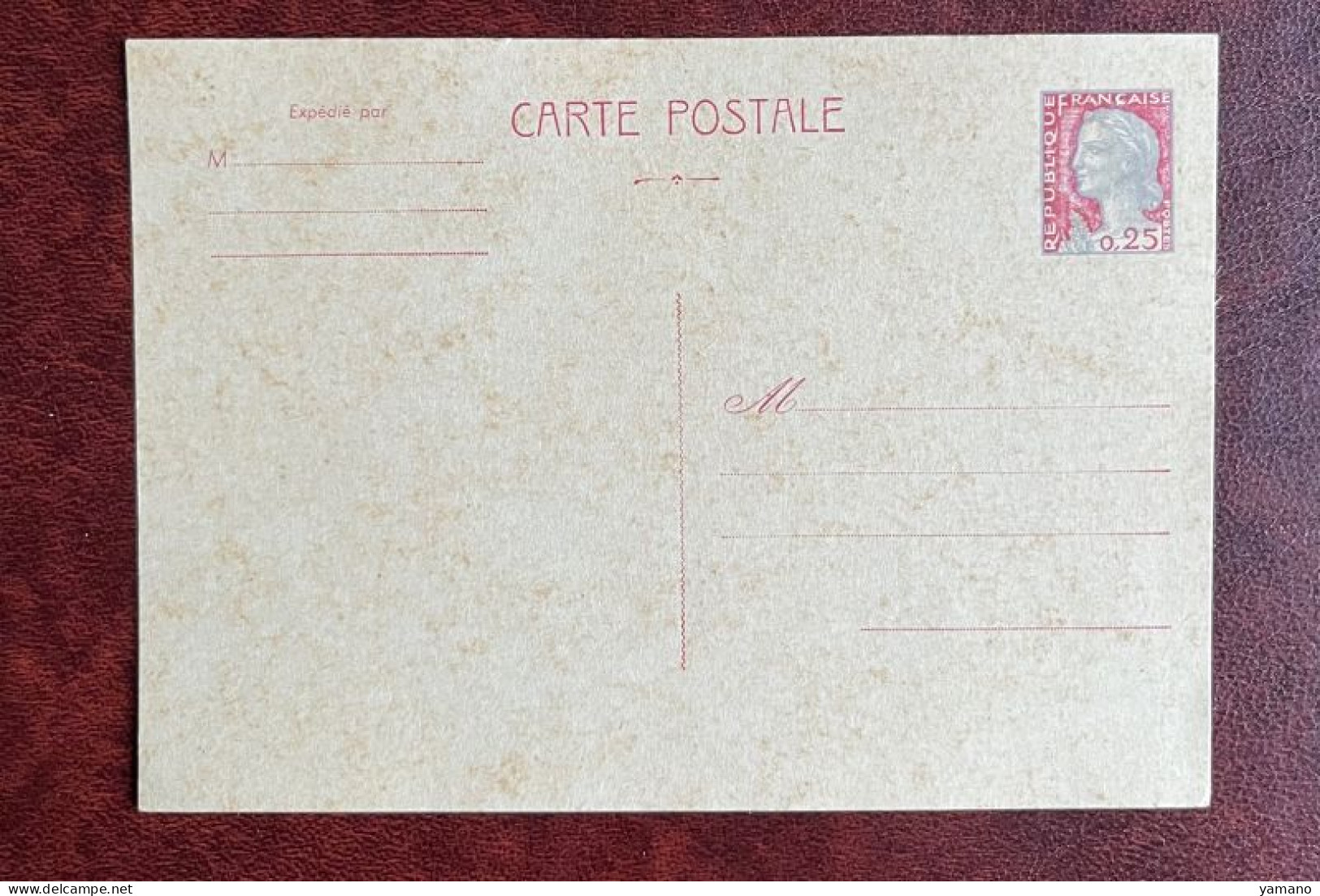 France 1969/73 -  Entier Postal Neuf  MARIANNE DE DECARIS 0.25 F   - Yvt  1263 CP1 - Standard- Und TSC-AK (vor 1995)