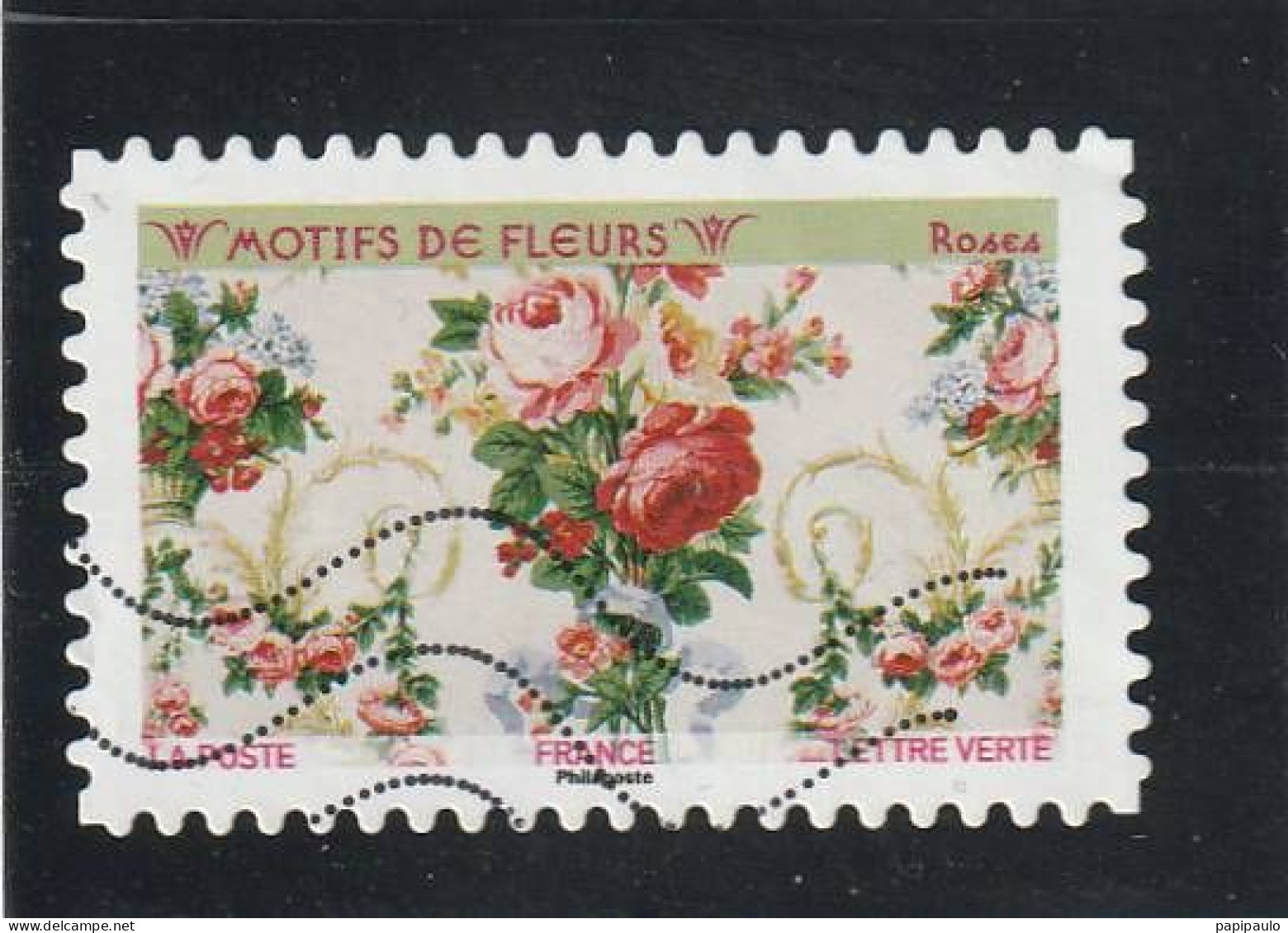FRANCE 2021 Y&T 1991 Lettre Verte Flore - Gebraucht