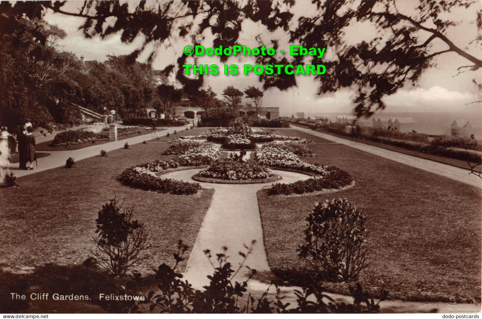 R358867 Felixstowe. The Cliff Gardens. RP. 1931 - World