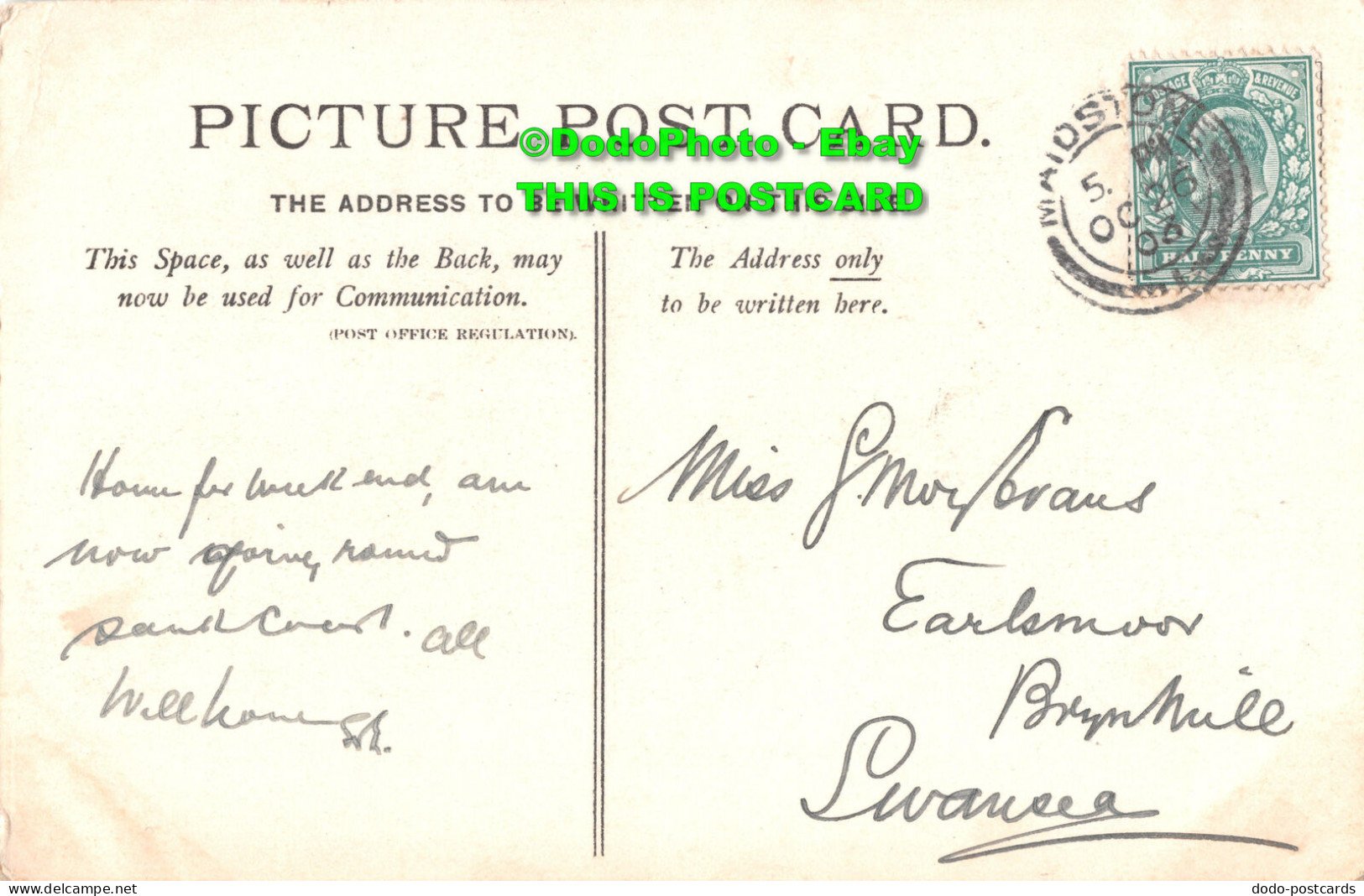 R358553 Maidstone. Leeds Castle. Postcard. 1903 - Monde