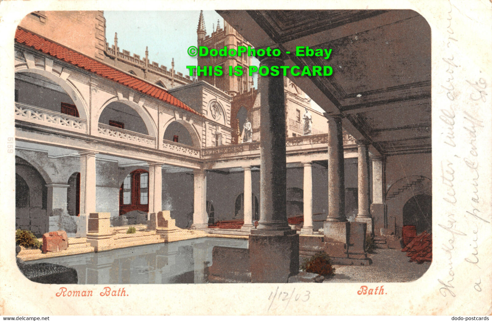 R358560 Bath. Roman Bath. Postcard. 1903 - Monde