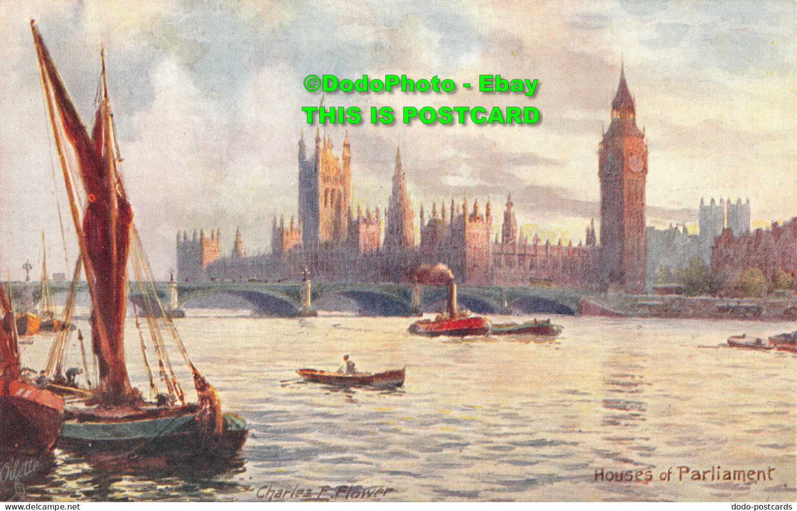 R358562 Houses Of Parliament. Tuck. Oilette. Postcard No. 7898. Charles E. Flowe - Monde