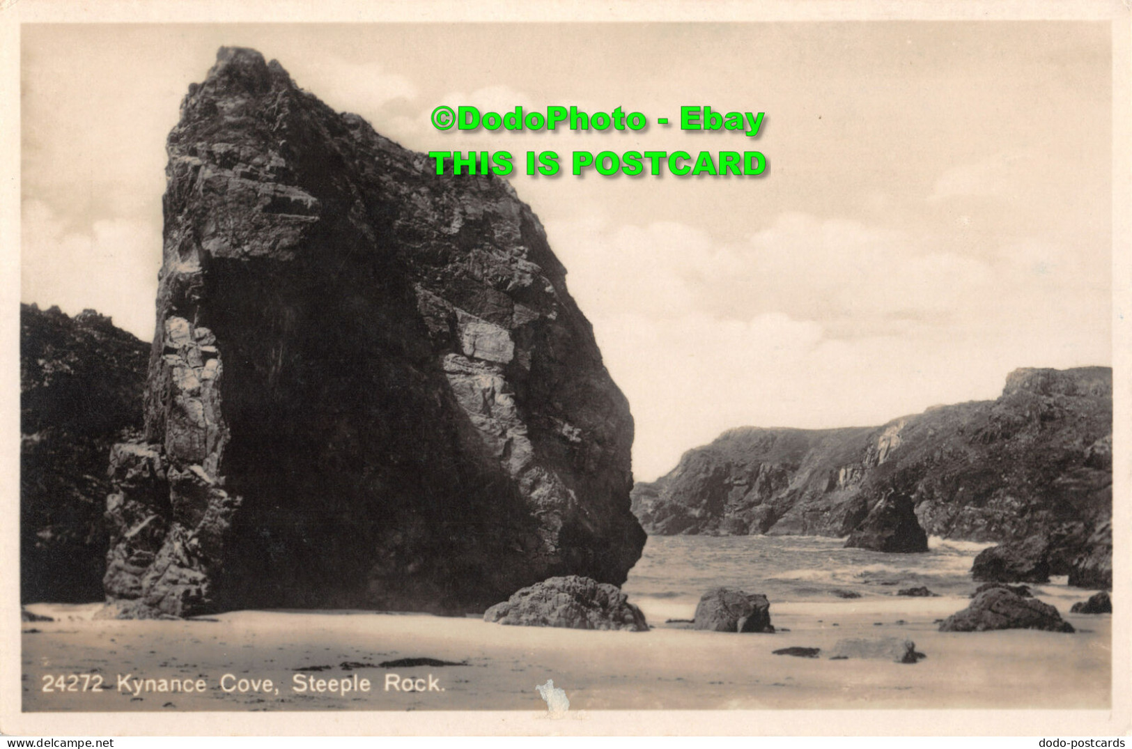 R358891 Kynance Cove. Steeple Rock. RP. Postcard - Monde