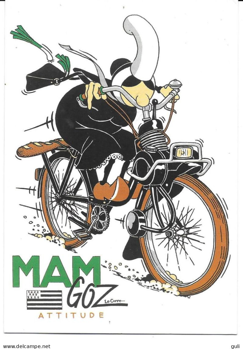 MAM GOZ ATTITUDE  Bretagne Solex  Illustration Nikolaz Le Corre MG 15 *PRIX FIXE - Other & Unclassified