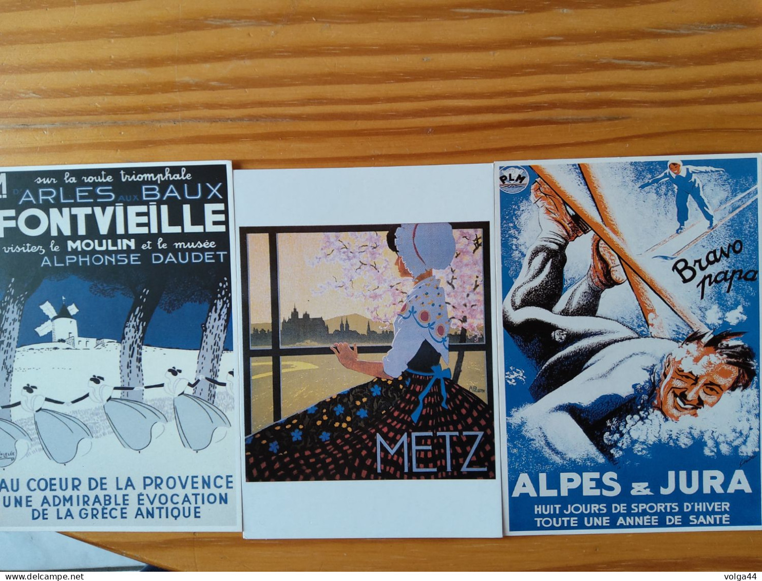 LOT DE 3 CP Repro D'affiches  - Ed Clouet - - Advertising