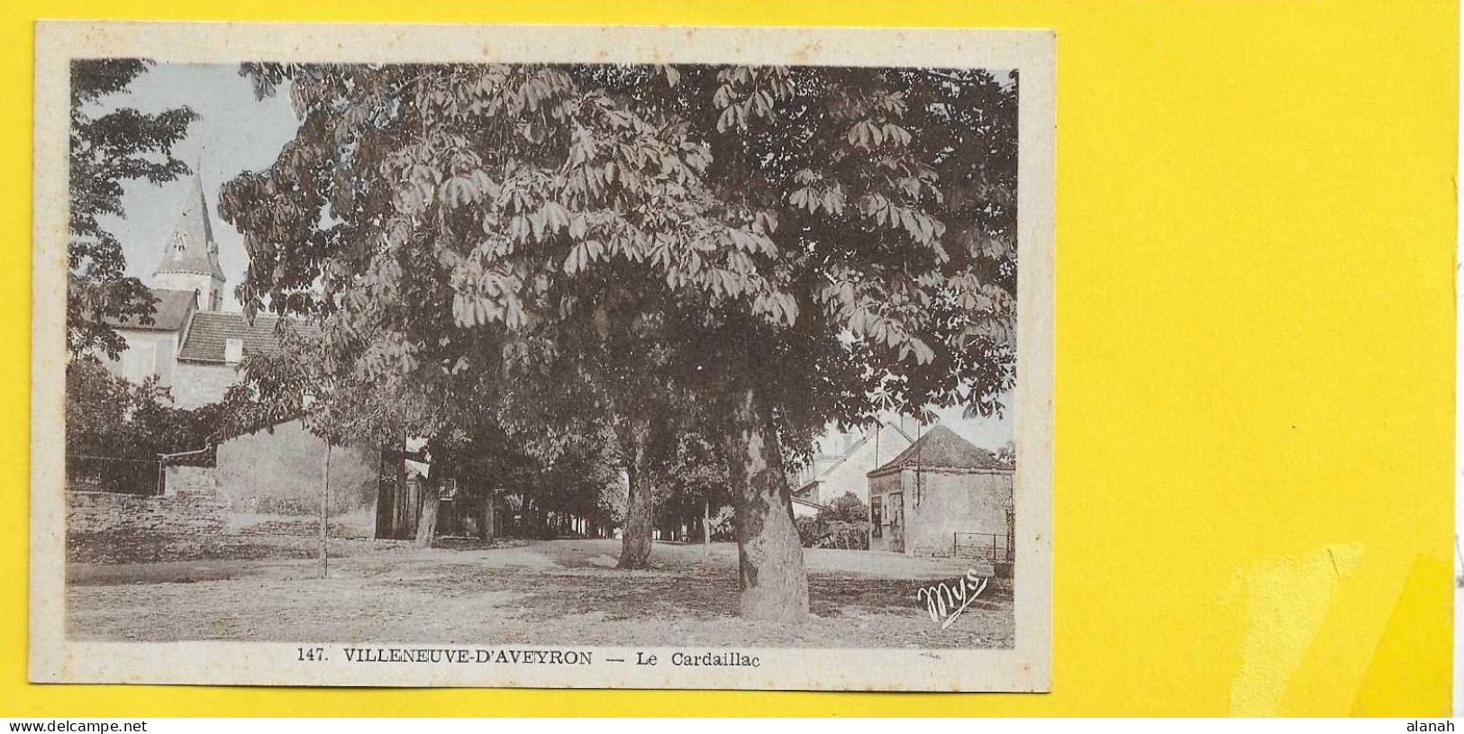 VILLENEUVE D'AVEYRON Le Cardaillac (MYS)  Aveyron (12) - Autres & Non Classés