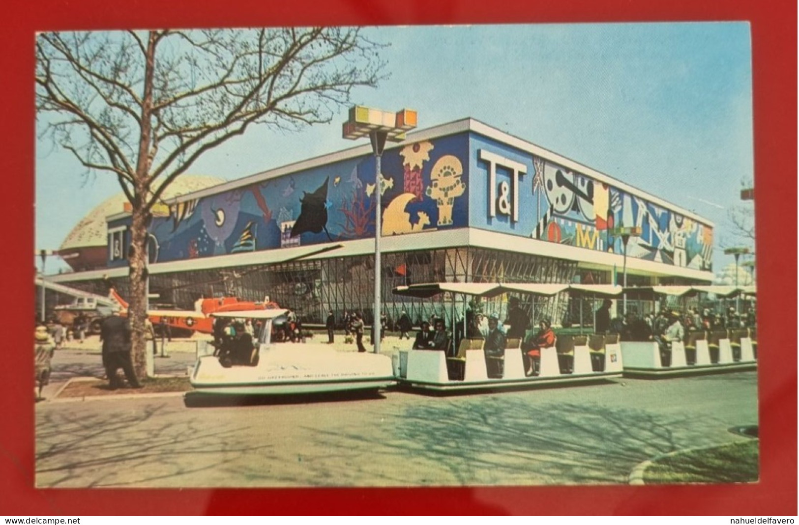 Uncirculated Postcard - USA - NY, NEW YORK WORLD'S FAIR 1964-65 - TRANSPORTATION AND TRAVEL PAVILION - Exhibitions