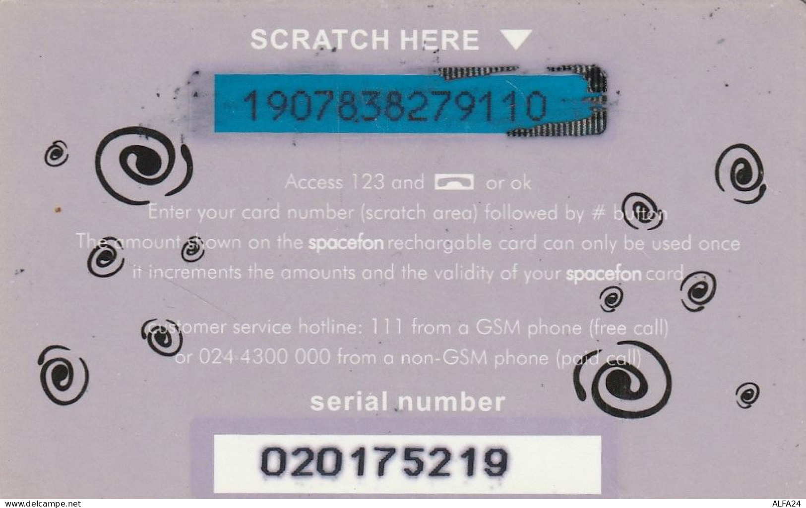 PREPAID PHONE CARD GHANA  (E10.31.1 - Ghana