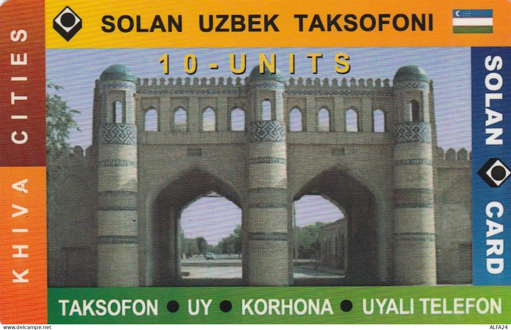 PREPAID PHONE CARD UZBEKISTAN  (E10.19.5 - Uzbekistán