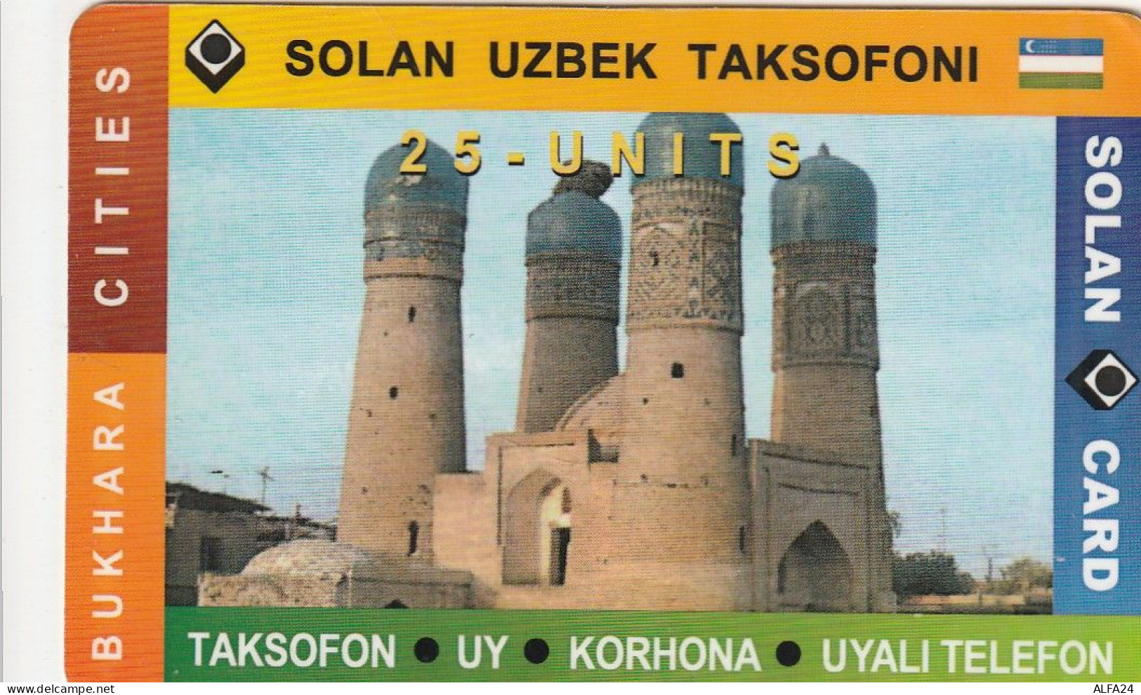 PREPAID PHONE CARD UZBEKISTAN  (E10.19.3 - Uzbekistan