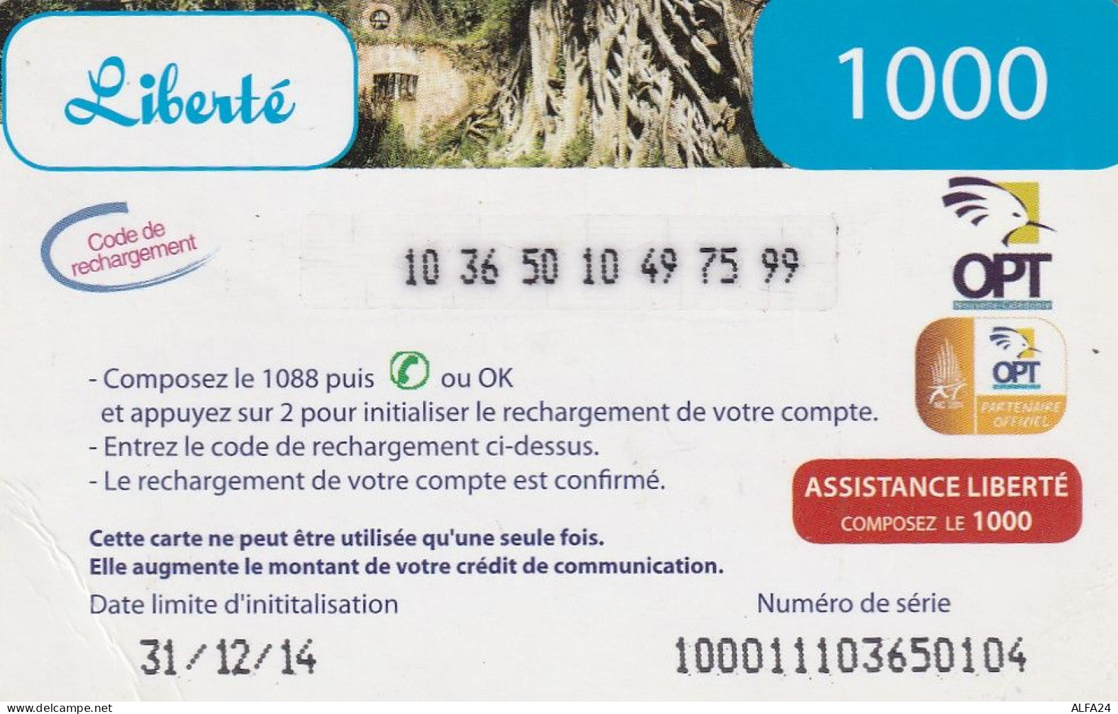 PREPAID PHONE CARD NUOVA CALEDONIA  (E10.18.5 - New Zealand