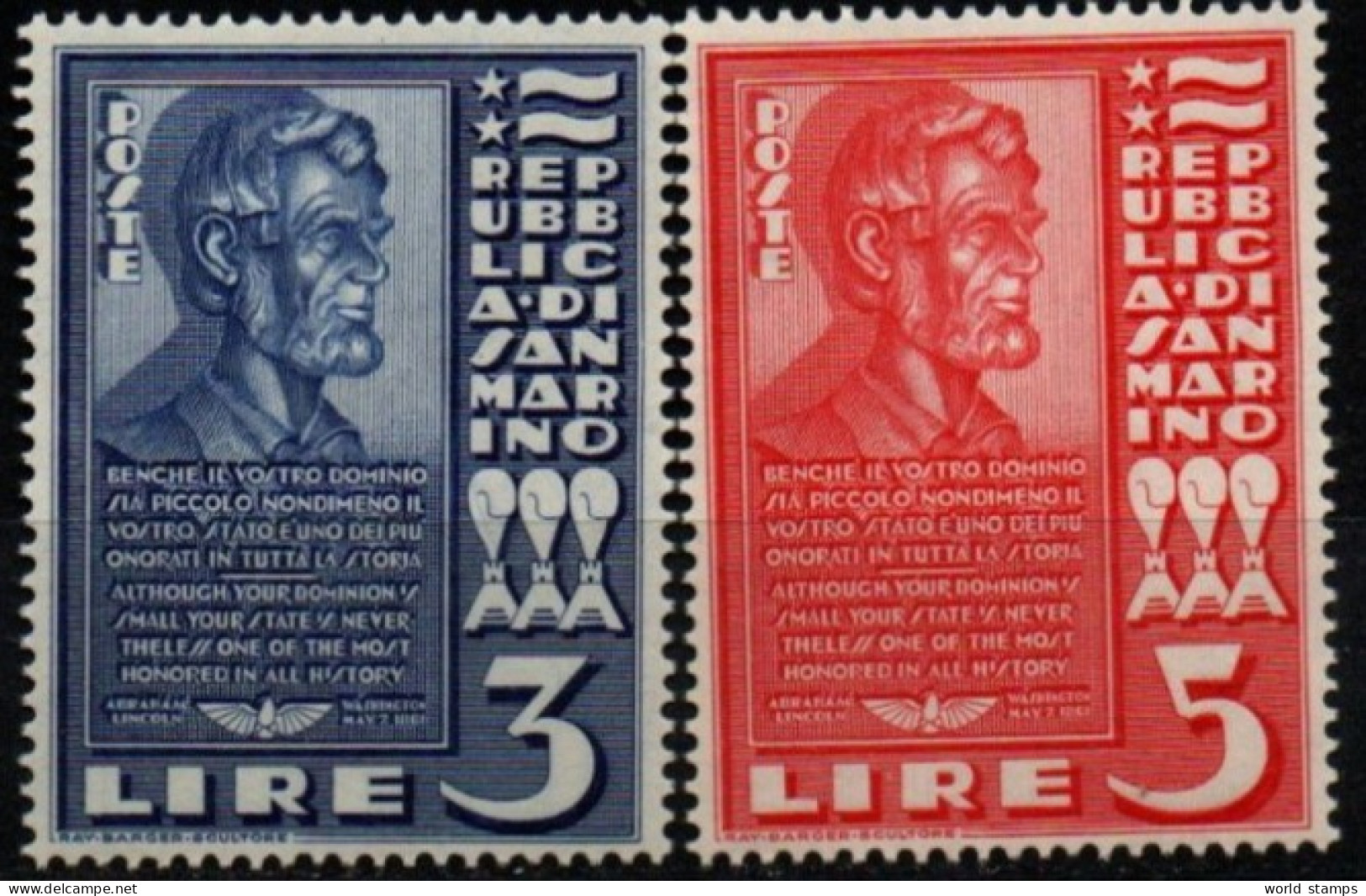 SAINT-MARIN 1938 ** - Unused Stamps
