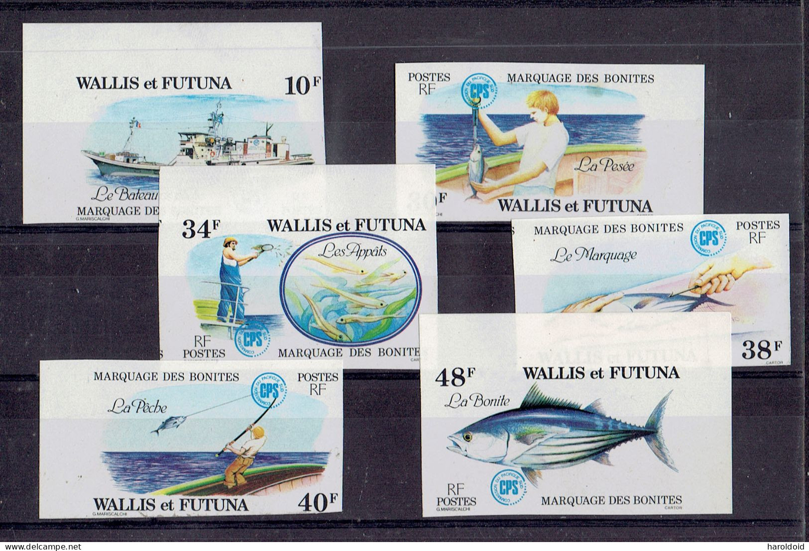 WALLIS ET FUTUNA - SERIE TP N°226/231 NON DENTELES - NSG - Unused Stamps