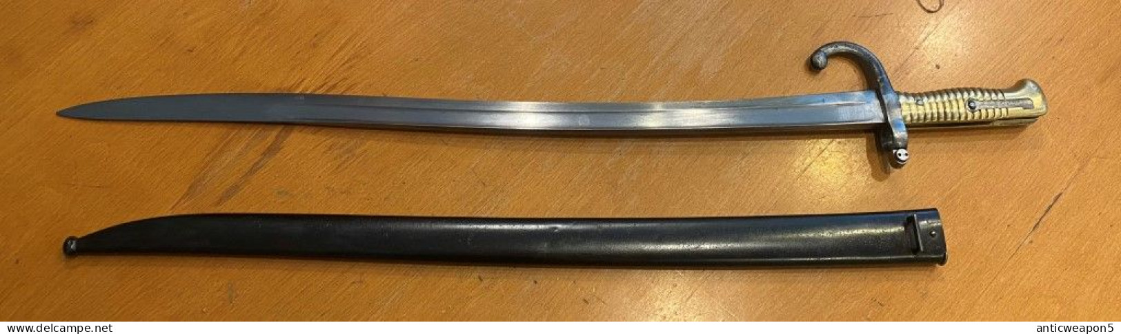 Baïonnette Pour Fusil Chassepot France M1866 (775) - Knives/Swords