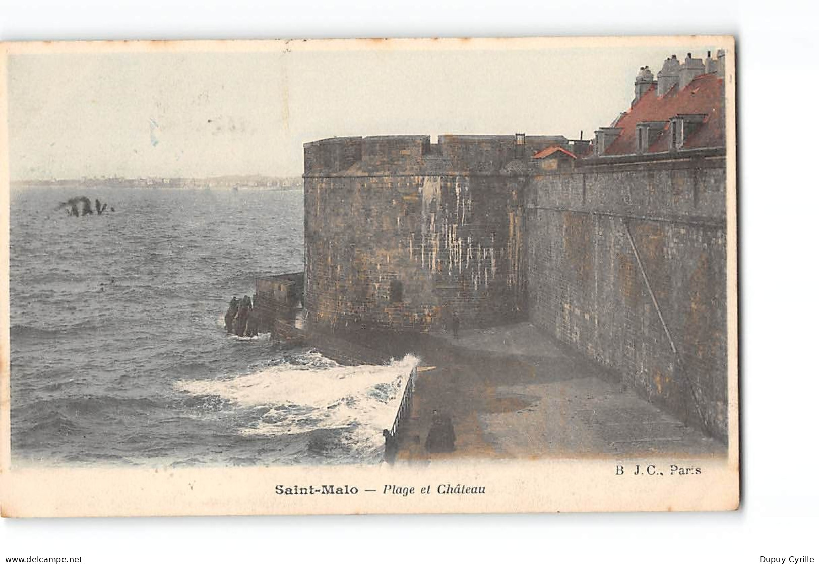 SAINT MALO - Plage Et Château - Très Bon état - Saint Malo