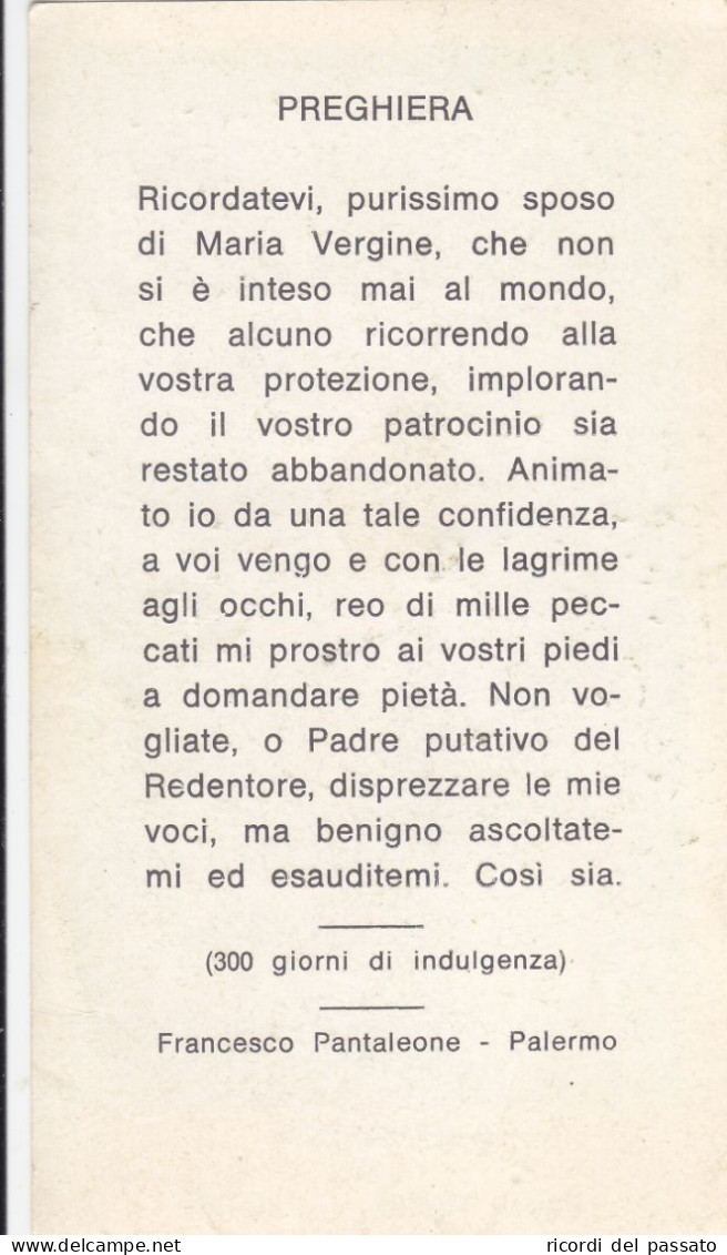 Santino S.giuseppe Dei Padri Teatini - Devotion Images