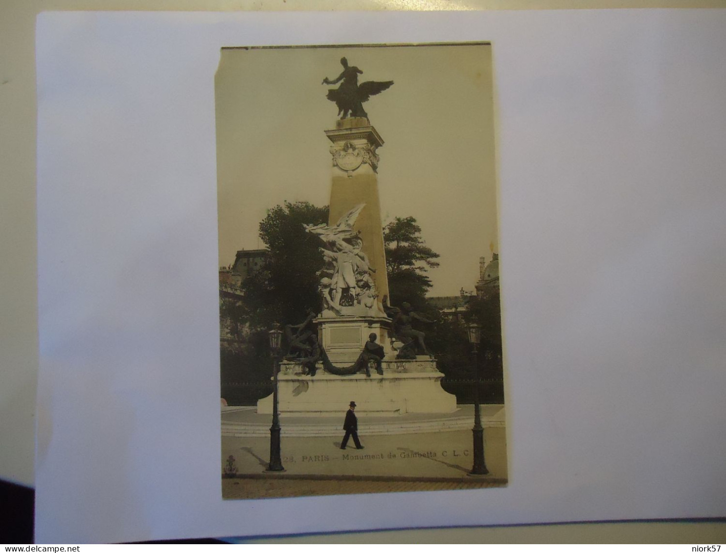 FRANCE   POSTCARDS   STATUE GAMBETTA - Altri & Non Classificati