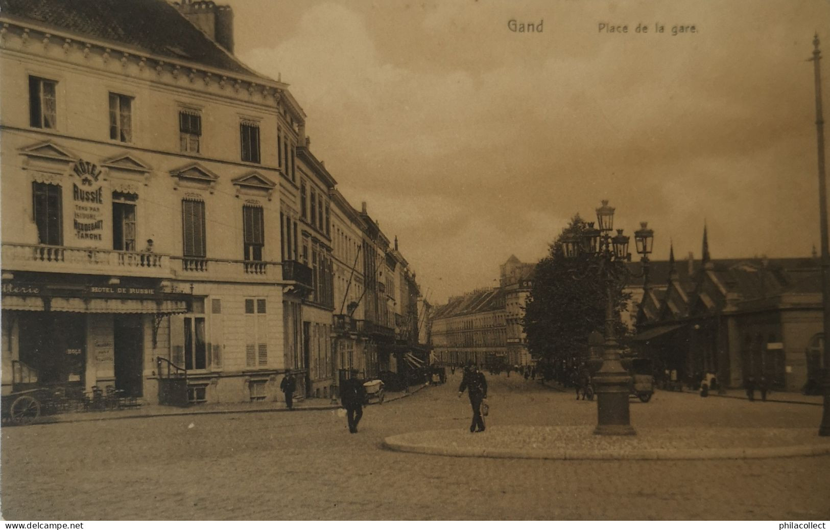 Gent - Gand  // Place De La Gare (Hotel De Russie) 19?? - Gent