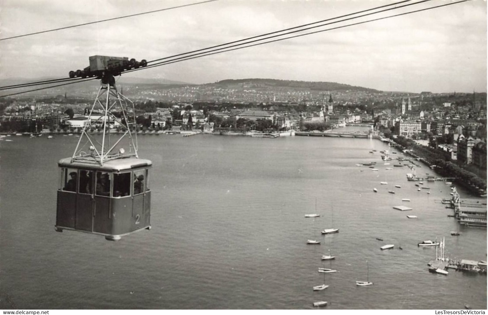 SUISSE - Schwebebahn Und Zurich - Exposition Nationale Suisse 1939 Zurich - Carte Postale - Autres & Non Classés