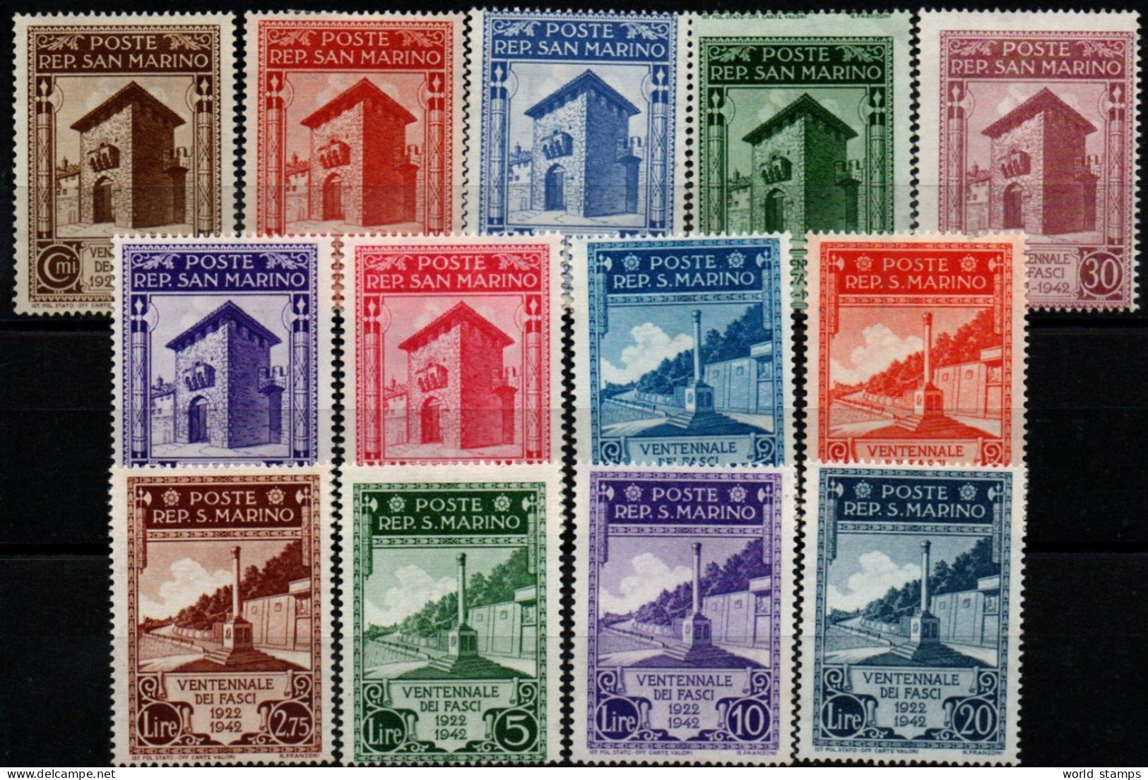 SAINT-MARIN 1943 * - Unused Stamps