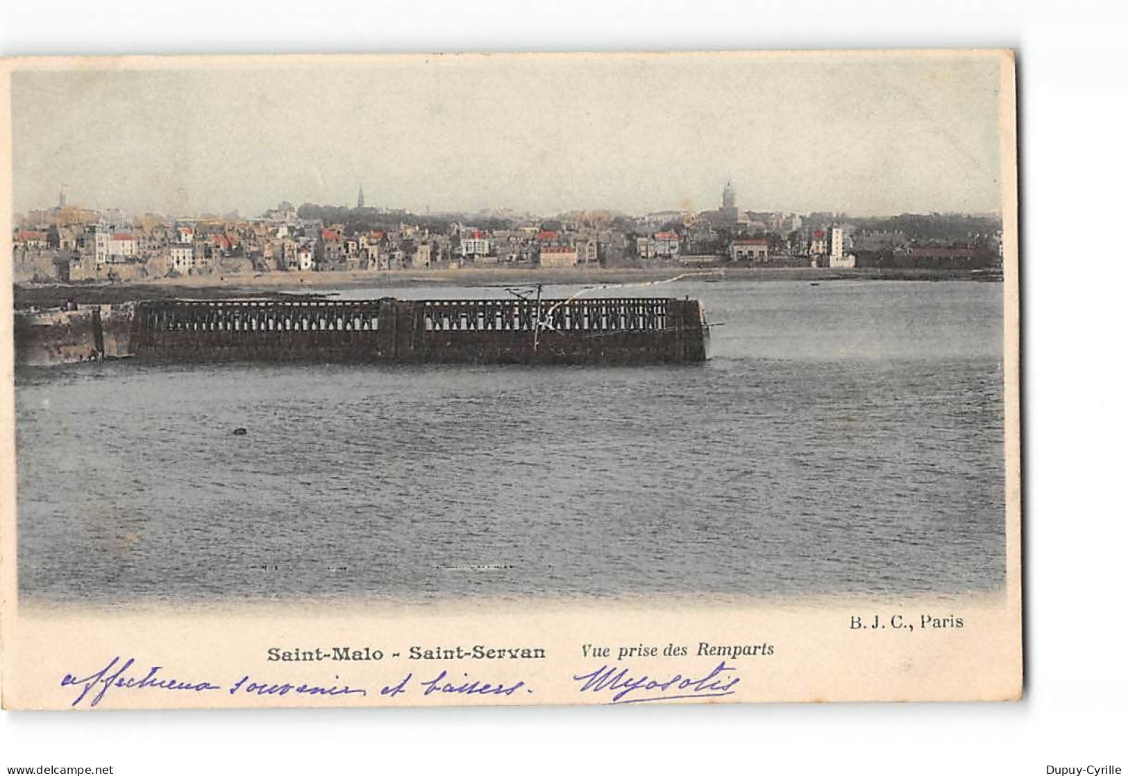 SAINT MALO - SAINT SERVAN - Vue Prise Des Remparts - Très Bon état - Saint Malo