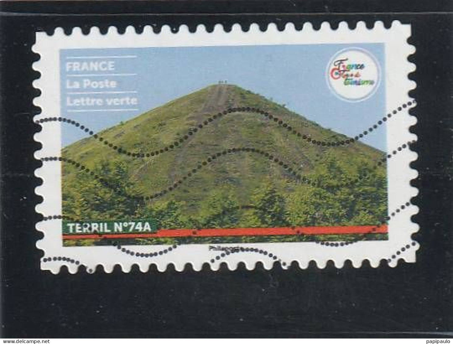 FRANCE 2021 Y&T 2033 Lettre Verte Lieu Naturel - Used Stamps