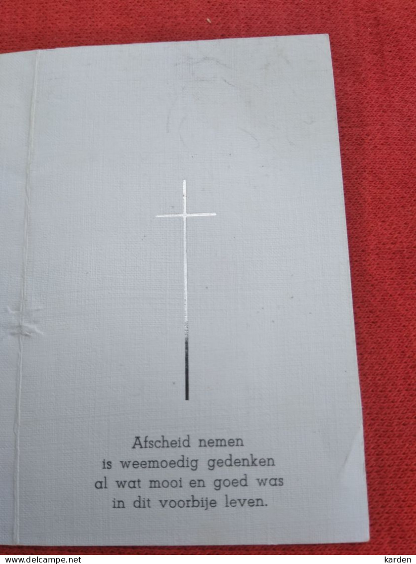 Doodsprentje Magdalena Rotthier / Sint Niklaas 4/3/1908 - 30/9/1989 ( Henri Van De Velde ) - Religión & Esoterismo