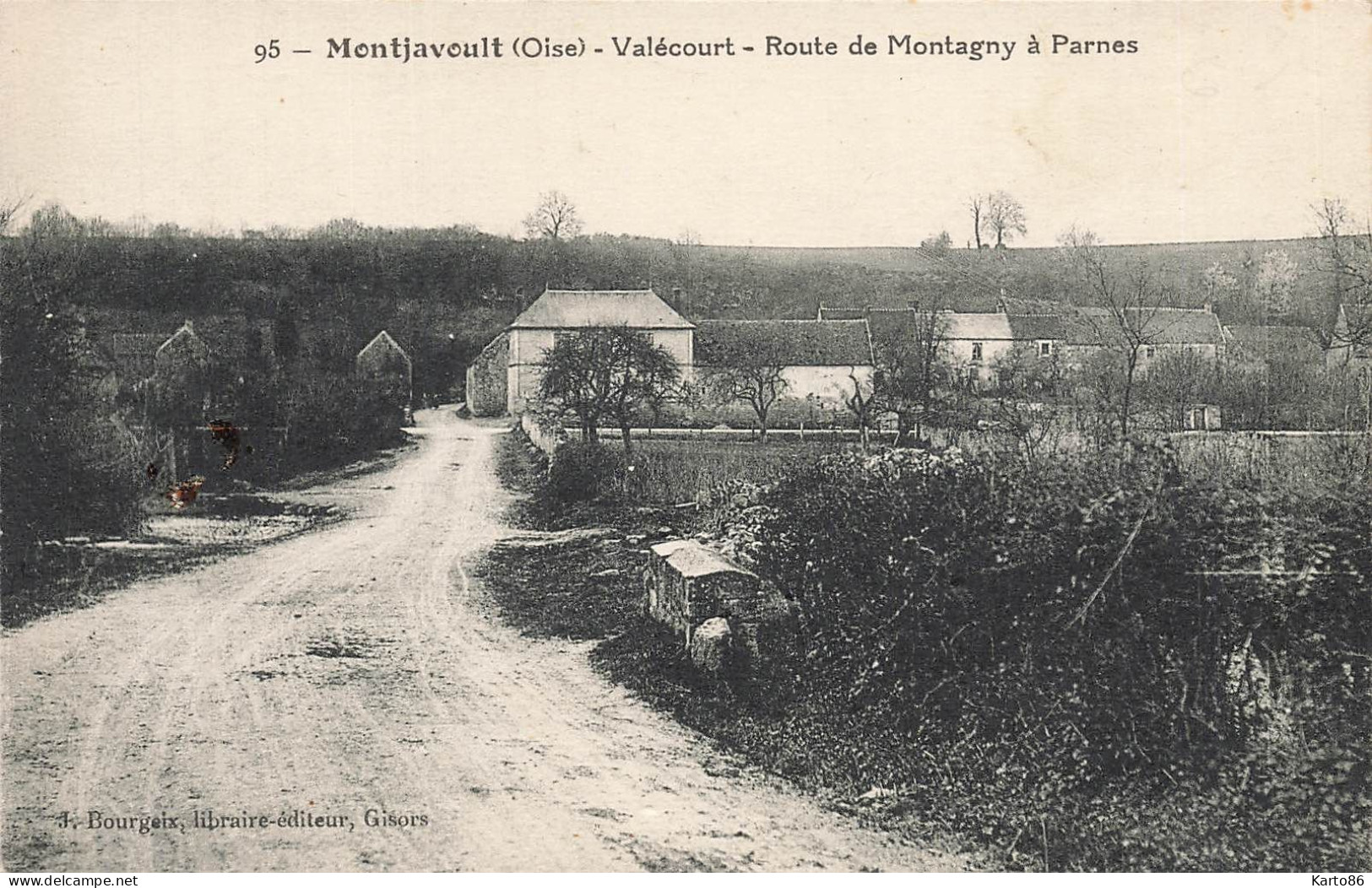 Montjavoult * Valécourt * Route De Montagny à Parnes - Montjavoult