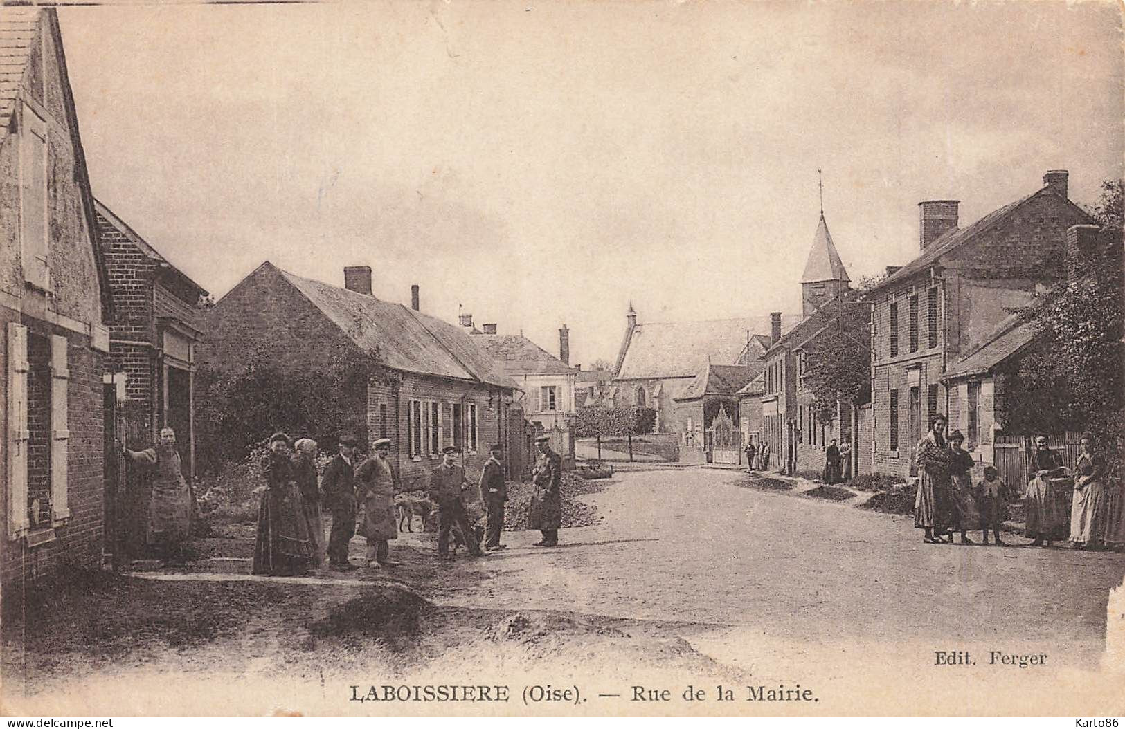 Laboissière * La Rue De La Mairie * Villageois - Altri & Non Classificati