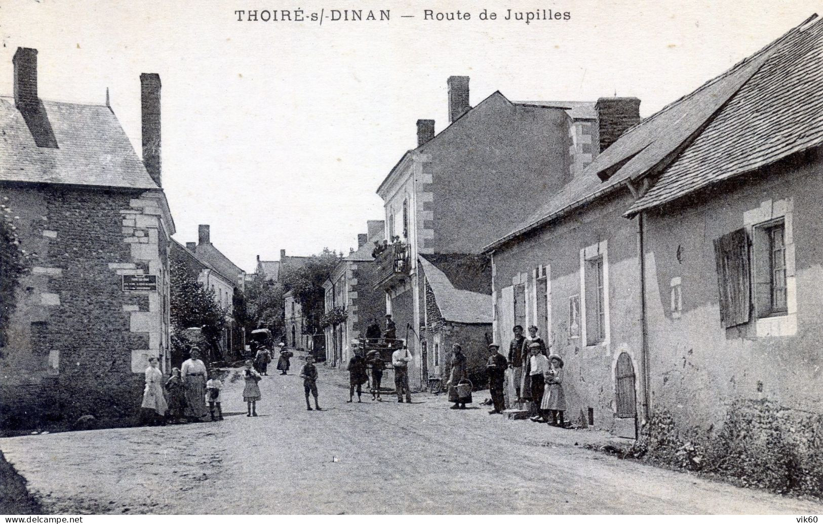 72   NOGENT LE BERNARD  ROUTE DE JUPILLES ANIMEE - Andere & Zonder Classificatie