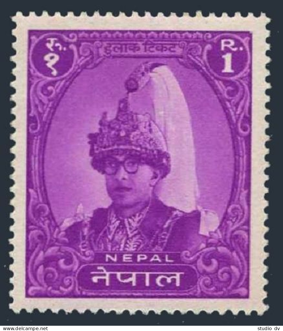 Nepal 124, Hinged. Michel 134. King Mahendra, 40th Birthday, 1960. - Nepal