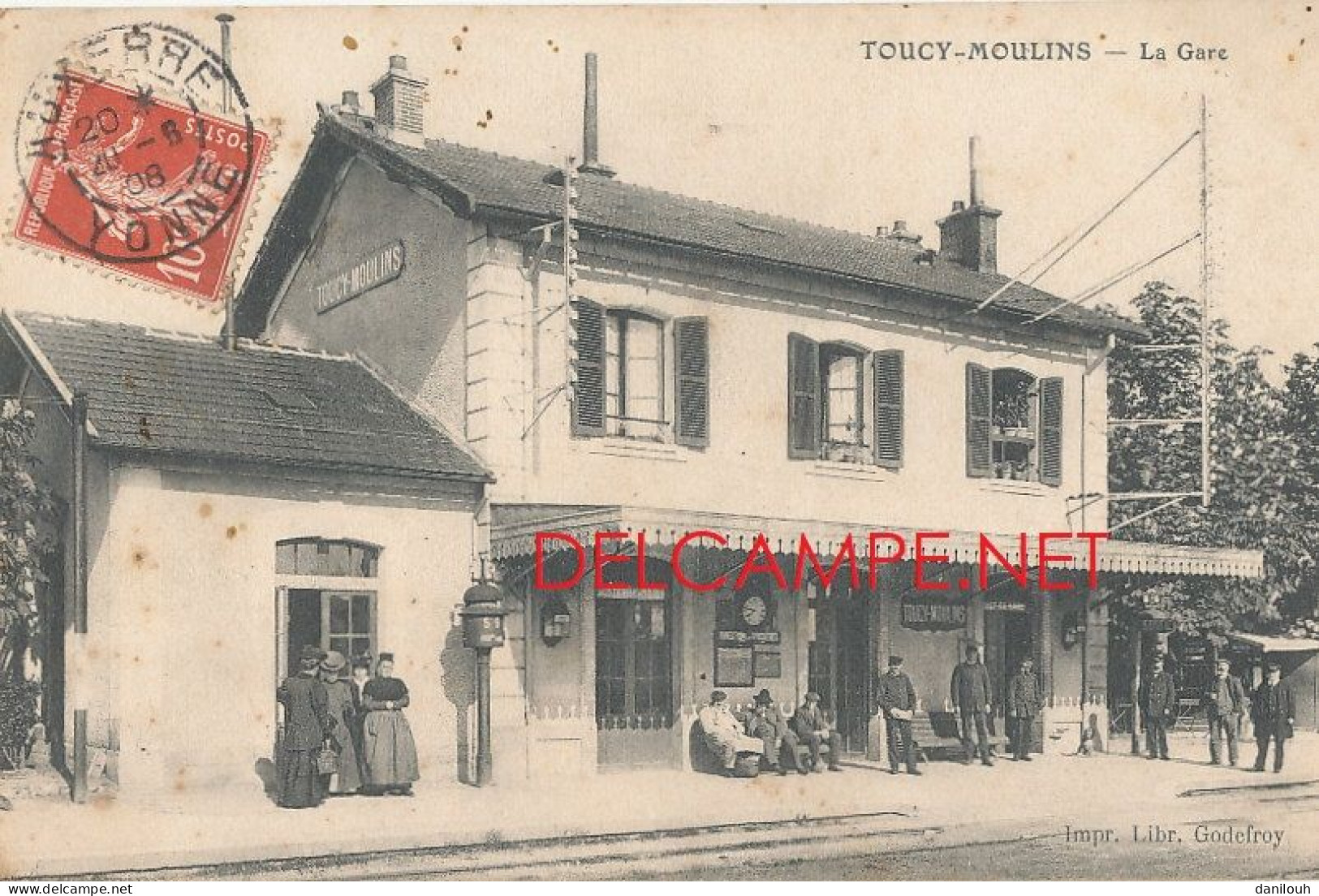 89 // TOUCY MOULINS    La Gare   Edit Godefroy - Toucy