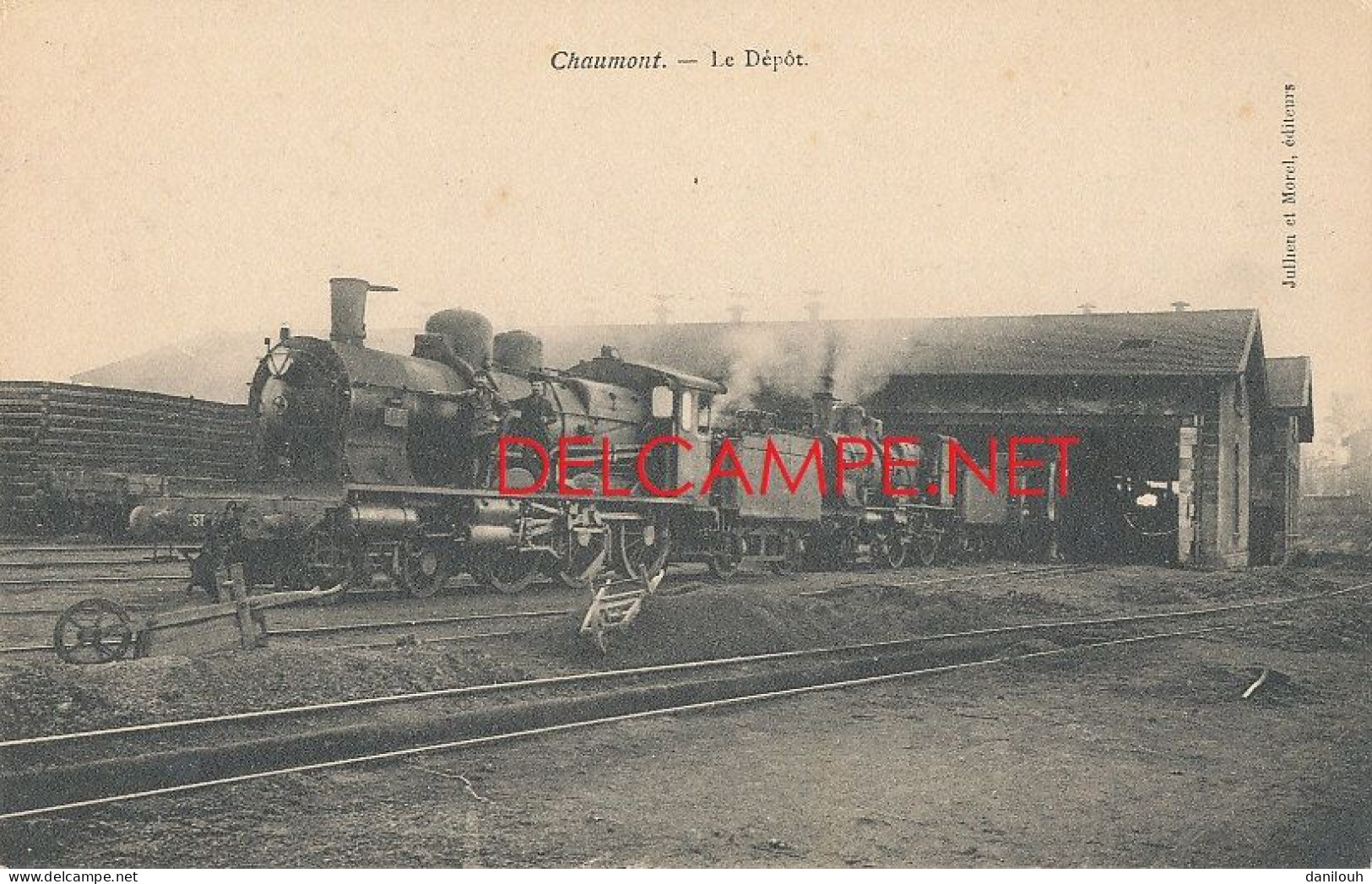 52 // CHAUMONT    Le Dépot    TRAIN / LOCOMOTIVE - Chaumont