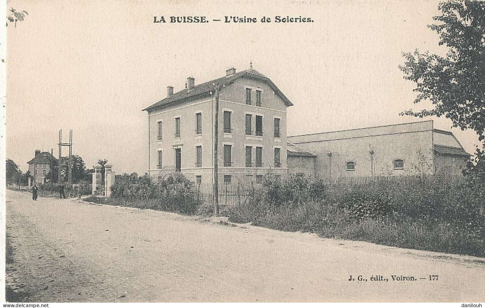 38 // LA BUISSE   L'usine De Soieries   Edit JG. - Altri & Non Classificati