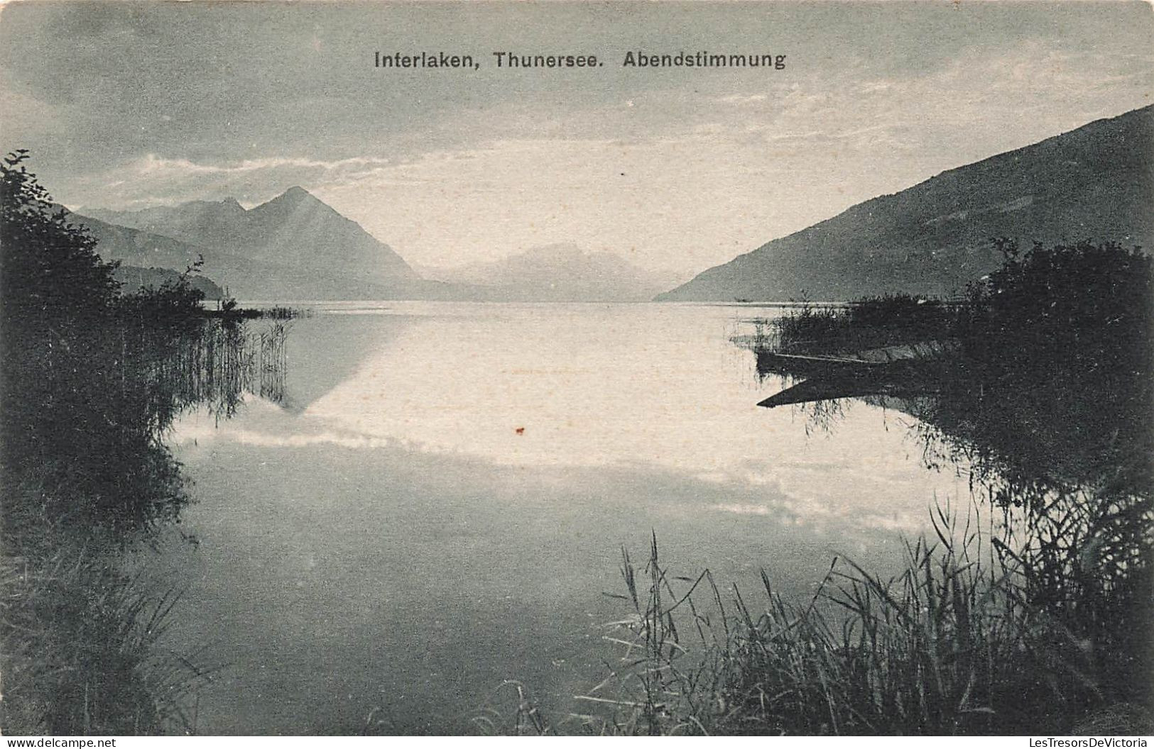 SUISSE - Interlaken - Thunersee - Abendstimmung - Vue Générale - Carte Postale - Interlaken