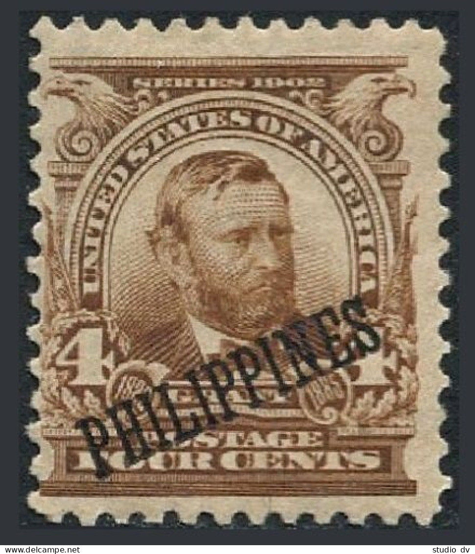 Philippines 229,re-gummed? Michel 225A. Ulysses  S.Grant,1903. - Filipinas